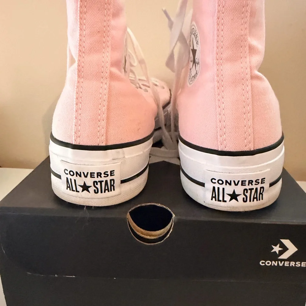 Converse Pink High-Top Sneakers - Picture 2 of 7